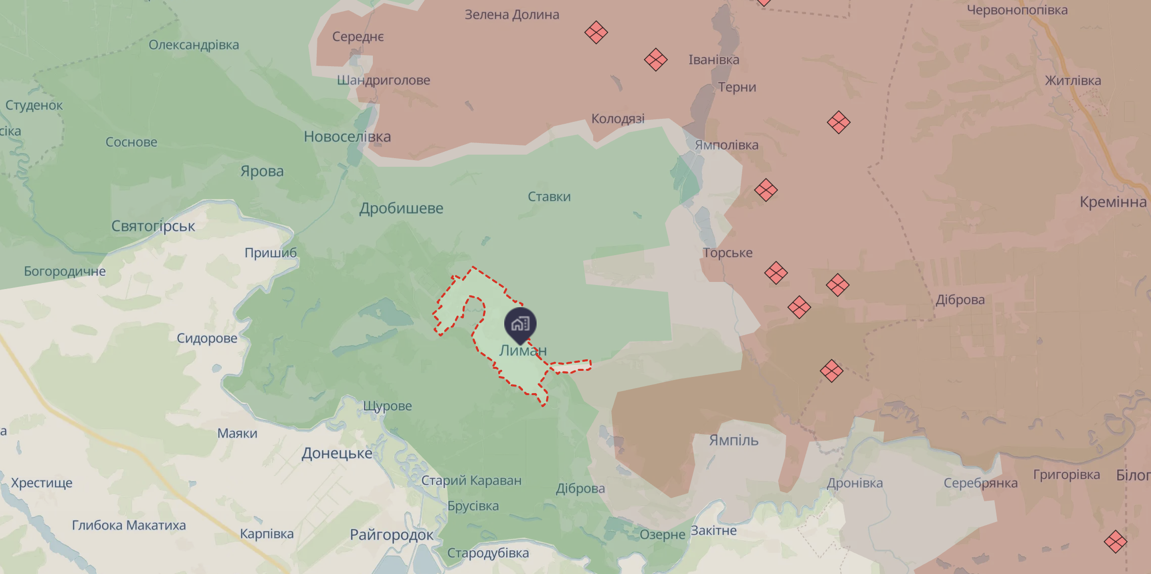 Ориентировочная карта боевых действий на 15 декабря в 22:10 Ориентировочная карта боевых действий на 15 декабря в 22:10